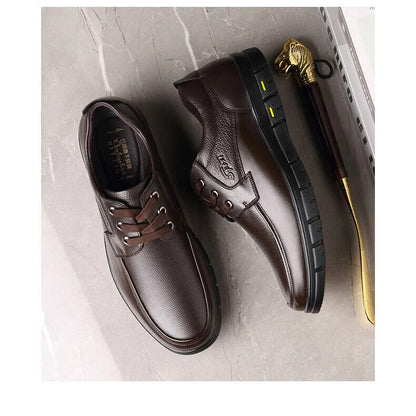Men's Genuine Leather Handmade Shoes Office Loafers Man Business Shoes