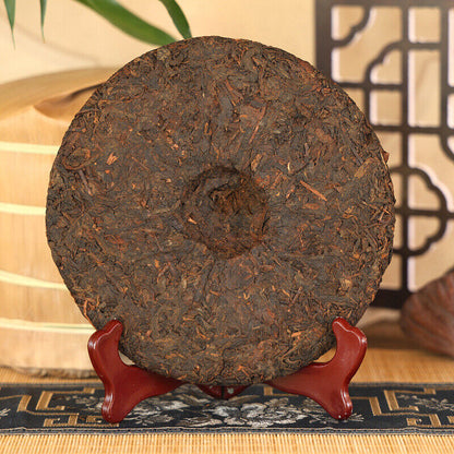 Brown Reserve Pu'er Ripe Tea Pu'er Tea Brown Mountain Qizi Tea Cake 357g