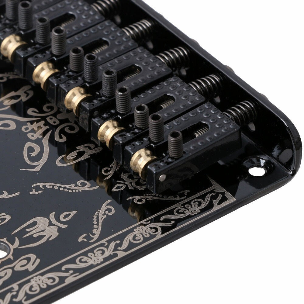 6 String Electric Guitar Saddle Volume Control Bridge Plate For Fender Tele