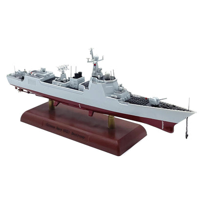 Chinese Type 052D Destroyer Diecast Alloy Finished Model Toy Gift 1:700 Scale