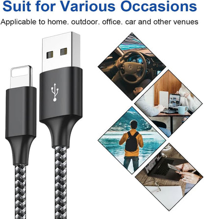 Fast Charger Cable Heavy Duty For iPhone 13 12 11 X XR 8 Charging Cord wholesale