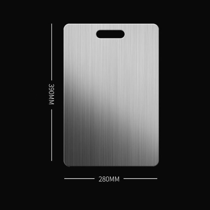 Chopping Boards 304 Stainless Steel Double Sided Thick Heavy Duty Cutting Blocks