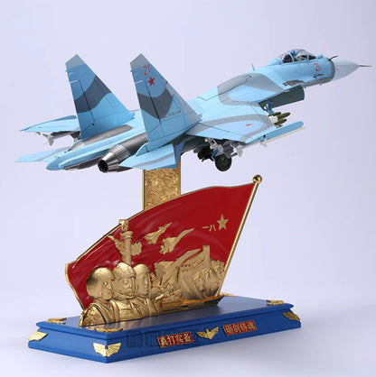 1:32 72CM Sukhoi SU-27 Fighter Plane Aircraft Diecast Military Airplane Model