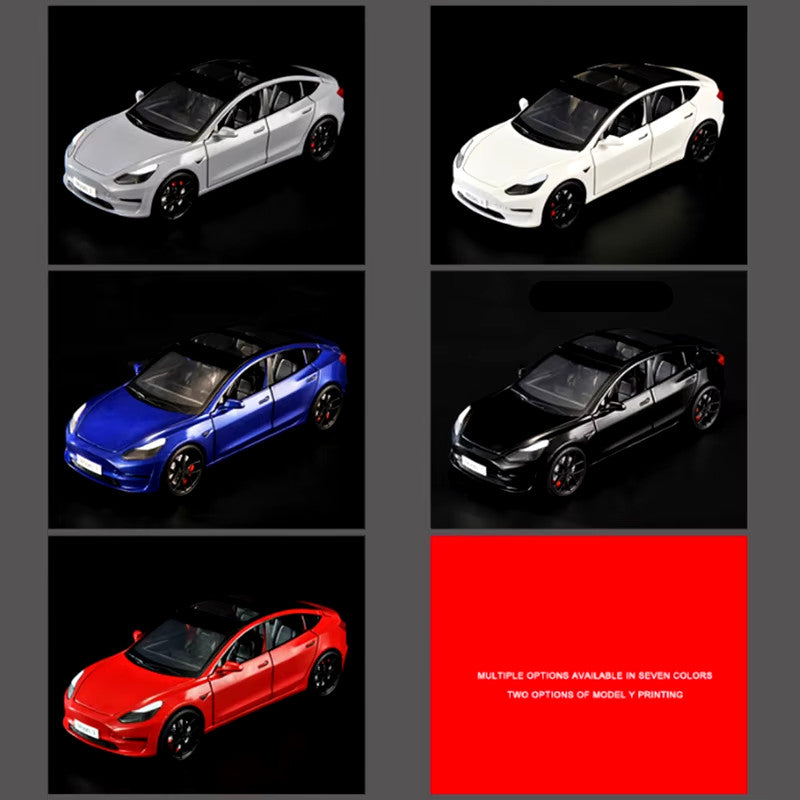 1:24 Model 3 Model Y X Alloy Car Model Diecast Metal Toy Vehicles Car Model Simu