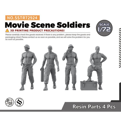 SSMODEL SSTR72924 1/72 Model Upgrade Parts Movie Scene Soldiers
