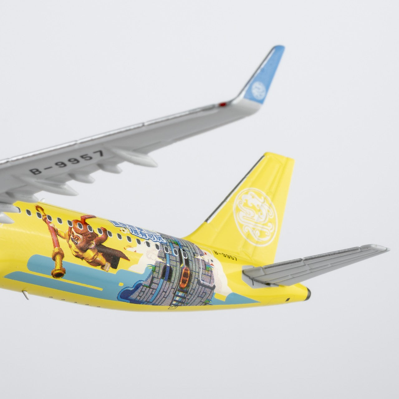 1:400 NGmodels Juneyao Airlines Airbus A321 B-9957 Airplane Diecast Plane Model
