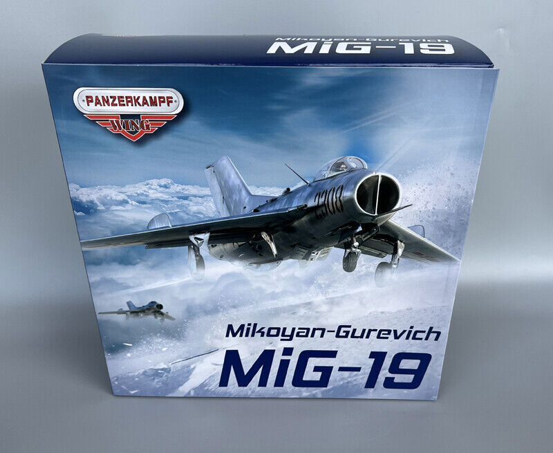 PANZERKAMPF 1/72 MIG-19S Russia Air Force Fighter Diecast Military Plane Model