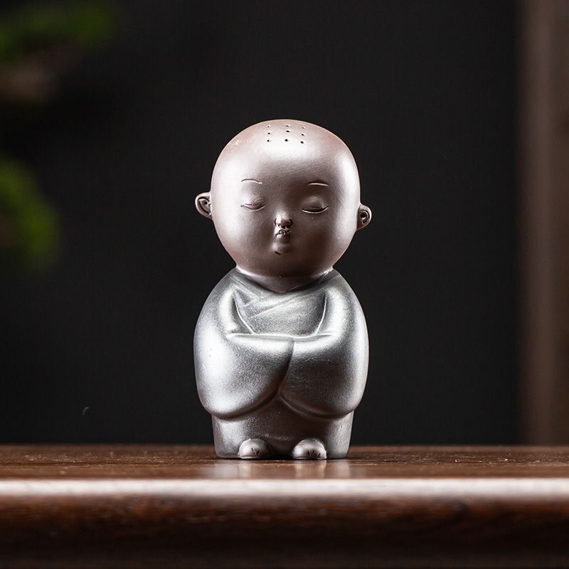 Ceramic Little Monk Decoration Tea Table Decoration Tea Pet Crafts