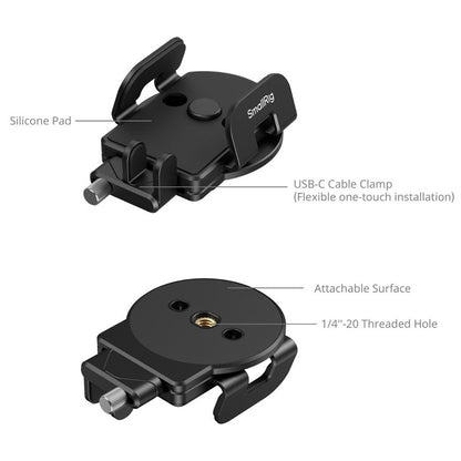 SmallRig Universal SSD Holder (Magsafe Compatible) – Cold Shoe, For T5/T7/T9