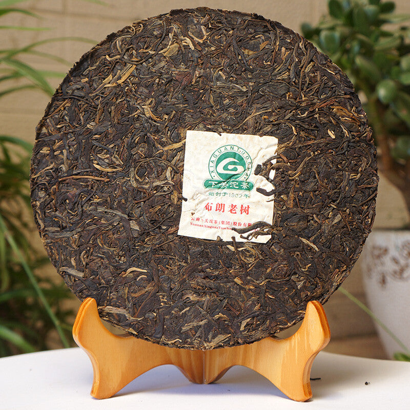 Xia Guan 2011 Yunnan Bulang Old Tree Sheng Puer Raw Puerh Tea Iron Cake 357g