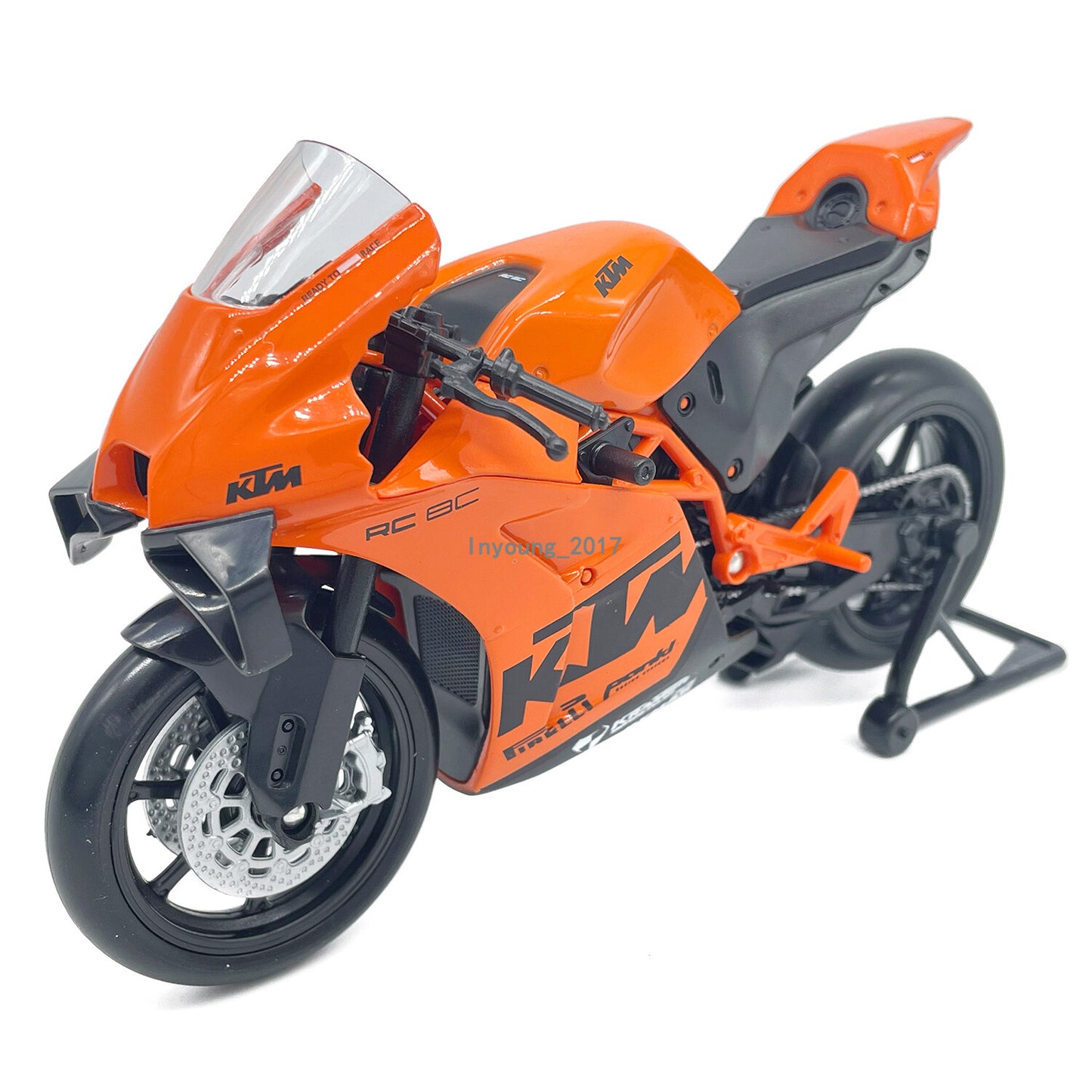 1/12 KTM RC 8C Motorcycle Model Diecast Toy Vehicle Boys Toys for Kids Orange