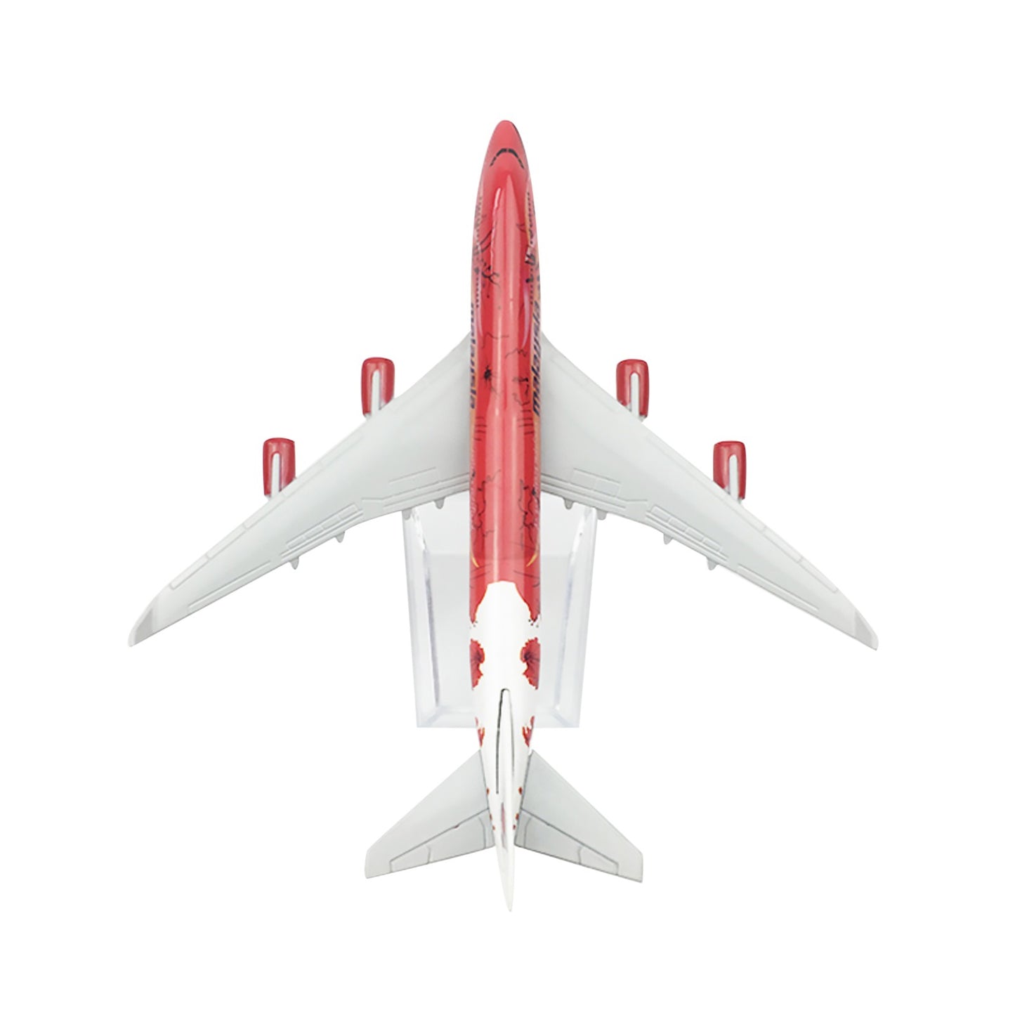 Aircraft Airbus Malaysia B747 Alloy Plane Model Plane Souvenir Static Display