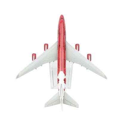 Aircraft Airbus Malaysia B747 Alloy Plane Model Plane Souvenir Static Display