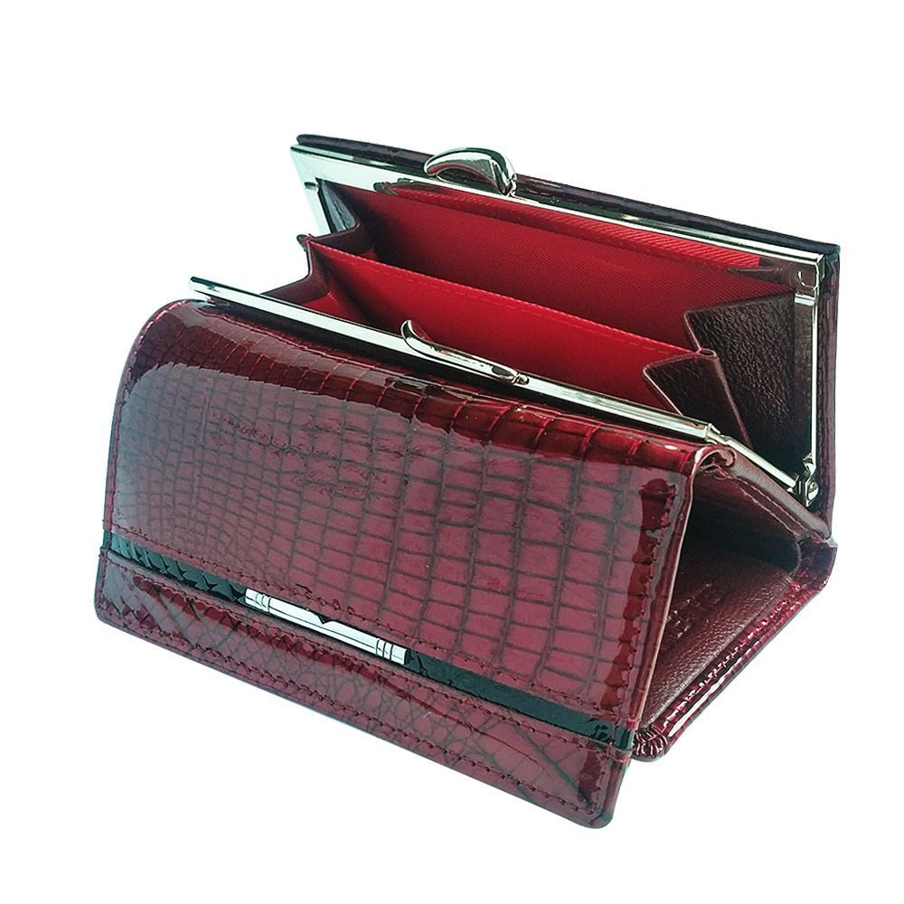 Small Wallet Purse Genuine Leather Clutch Coin Purse Card Holder Money Bags 1 PC