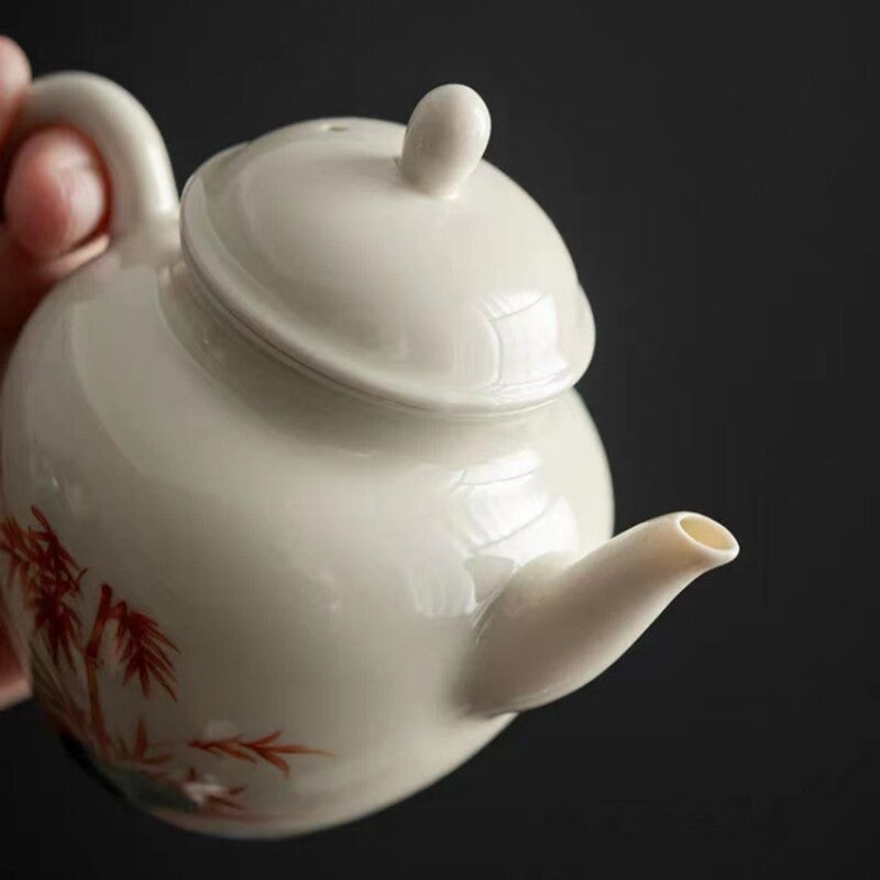 Boutique Tea Pot With Matching Tea Cup Holder Of Pot Chinese Kungfu Tea Set New