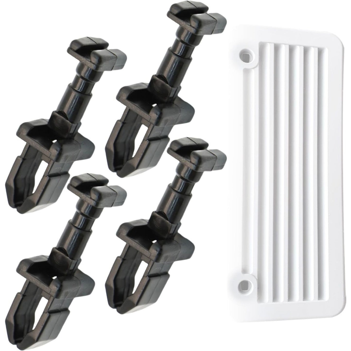 4 Pack Clips 617772 RV Refrigerator Vent For Norcold 1/2 Inch Service Door