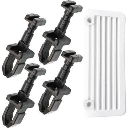 4 Pack Clips 617772 RV Refrigerator Vent For Norcold 1/2 Inch Service Door