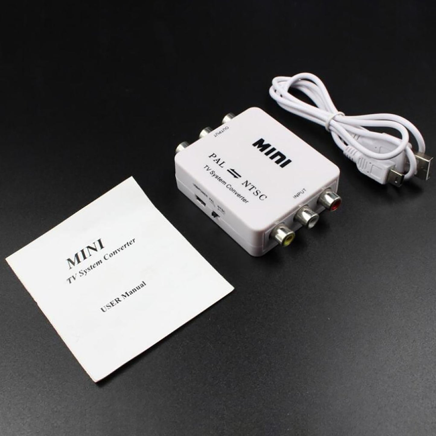 Bi-Directional Dual-Way NTSC To PAL + PAL To NTSC Video System Converter Adapter