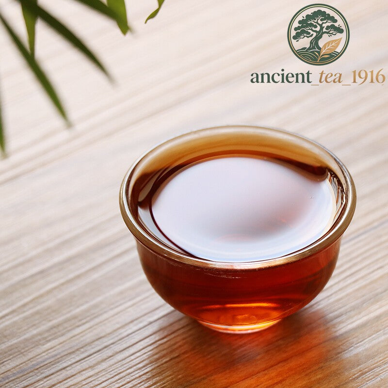357g High Mountain Arbor Materials Xiaguan FT7573 Puerh Puer Ripe Tea Cake
