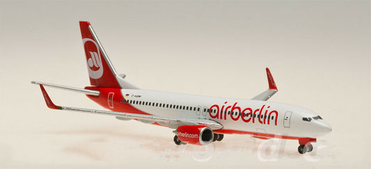 1:500 Herpa Air Berlin BOEING 737-800 Passenger Aircraft Diecast Airplane Model