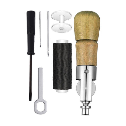 Professional Leather Sail Canvas DIY Sewing Awl Repair Tool Kit hh
