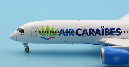 JC Wings Air Caraibes for Airbus A350-900 F-HHAV 1:400 Aircraft Pre-built Model