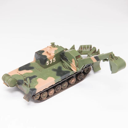 Yihe 1/72 Engineering Tank 3-color Painting Resin Finished Model Ornament