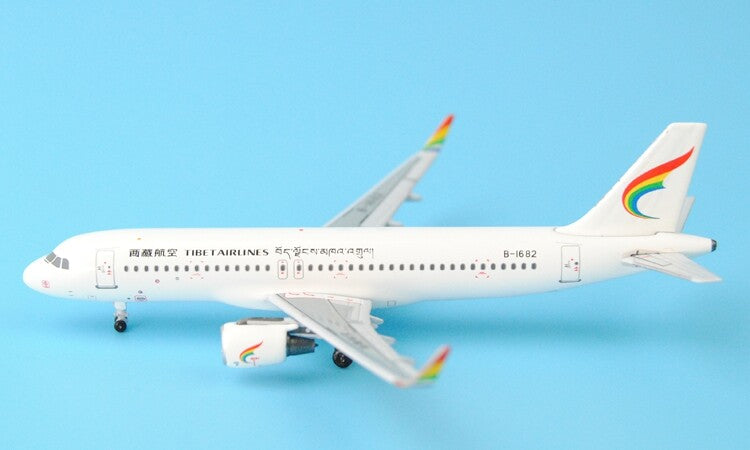 PandaModel Tibet Airlines A320/w B-1682 1/400 DIECAST Aircraft Pre-builded Model
