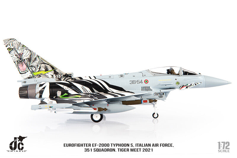 1:72 JC Wing EUROFIGHTER EF-2000 TYPHOON ITALIAN AIR FORCE Fighter Diecast Model