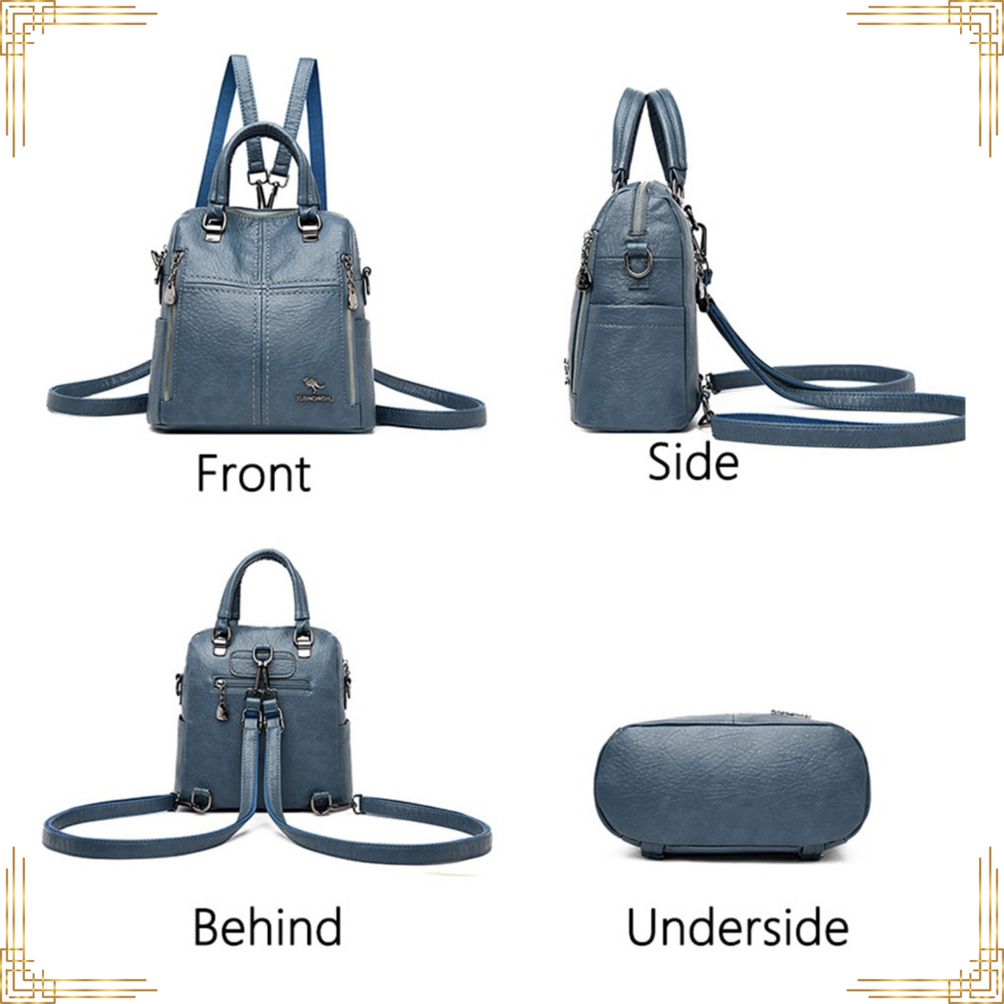 Women Soft Leather LUXURY Handbag Shoulder Crossbody Backpack Stylish Tote Bag