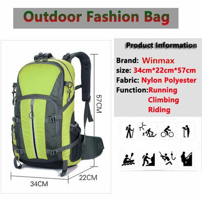 40L Wear Resistant Bag Waterproof Backpack Outdoor Camping Hunting Travelling