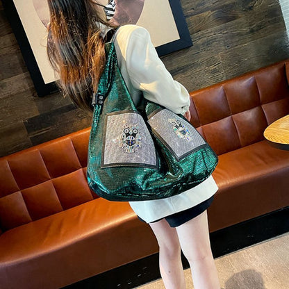 Bag Genuine Leather Purses Handbags Large Shopper Bag Purse 48*26*36CM Polyester