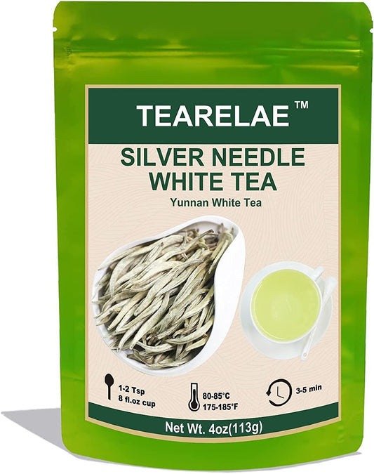 TEARELAE Silver Needle White Tea 113g Yunnan Bai Hao Yin Zhen