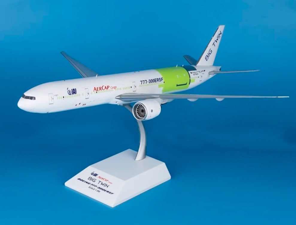 1:200 37CM JC Wings Kalitta Air BOEING 777-300ER Airplane Diecast Aircraft Model