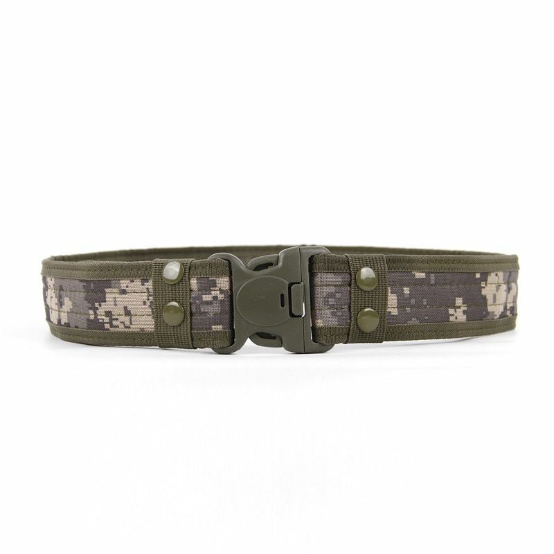 Combat Belts Army Style Quick Release Tactical Canvas Waistband Outdoor Hunting