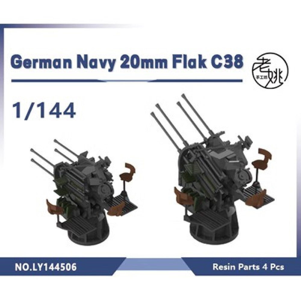 Yao's Studio LY144506 1/144 Model Upgrade Parts German Navy 20mm Flak C38