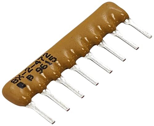 30 Pack SIP Resistor Network, 4.7K Ohms, 8 Pins, 4 Resistors