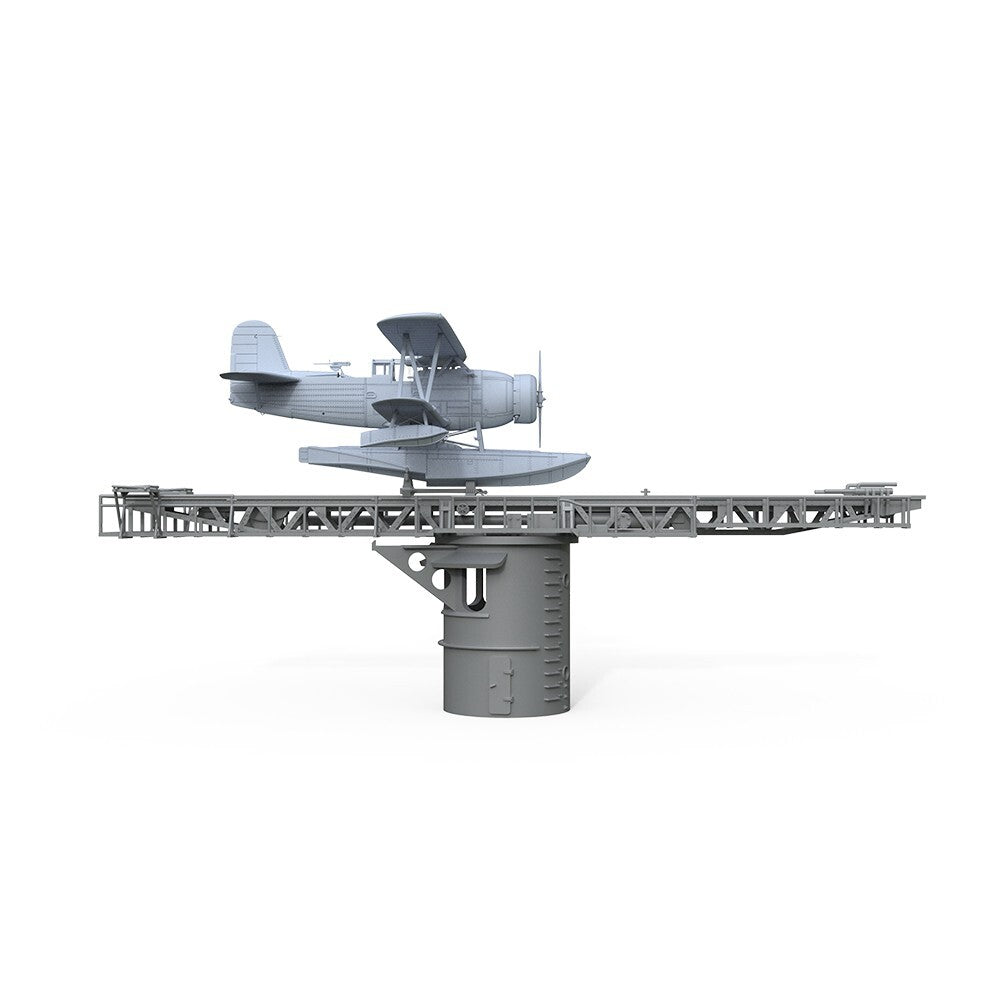 LYR72220DX 1/72 Military Model Kit U.S Navy SOC-1 Seagull & Aircraft Catapult