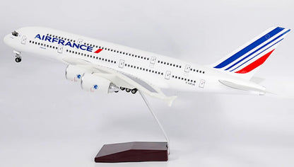 46CM 1:160 AIR FRANCE AIRBUS A380 Airplane Landing Gear Resin Aircraft Model