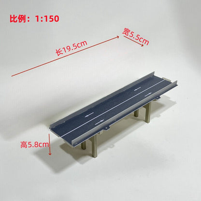 1/64 /150 Scale Diorama City Highway Street Road Bridge Model Scene Viaduct Toys
