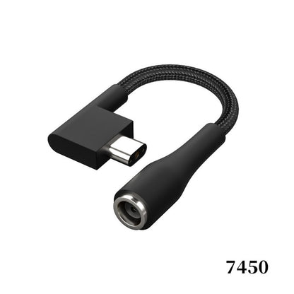 DC 7450 Tip to 3Pin Power Adapter Laptop Changing Converter Cable Line For Razer