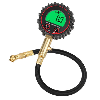Tire Pressure Gauge With Measurement Range: 3-255PSI, 0.2-18Bar, 0.2-18kg/cm²