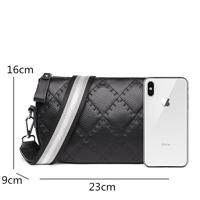 High Quality Shoulder Crossbody Genuine Leather Bags Casual Simple Small Handbag