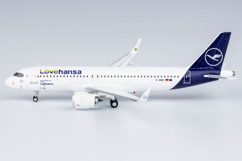 1:400 NG Model Lufthansa AIRBUS A320neo Passenger Plane Diecast Aircraft Model