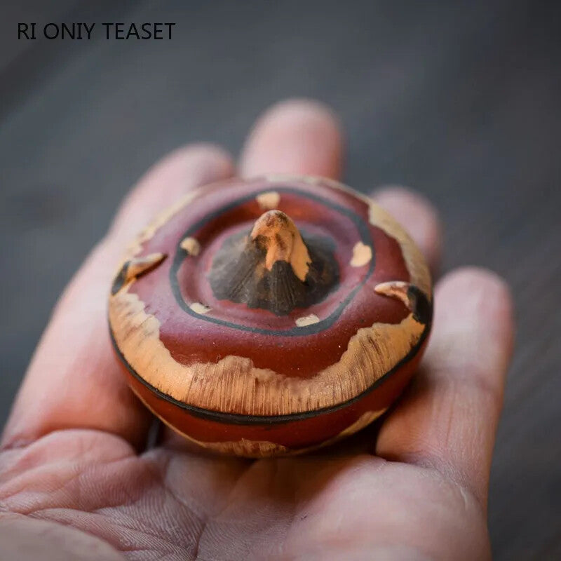 Yixing Handmade Purple Clay Tea Pet Simulation Vegetable Ornaments Tea Figurine