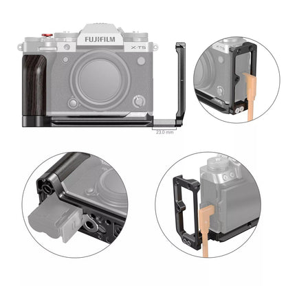 SmallRig X-T5 Arca-Swiss L Bracket Plate For FUJIFILM X-T5 Mirrorless Camera