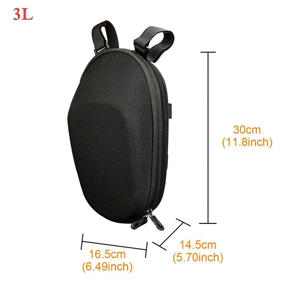 2.6/3/4/5L Universal Electric Scooter Storage Bag EVA Skateboard Handlebar Bag