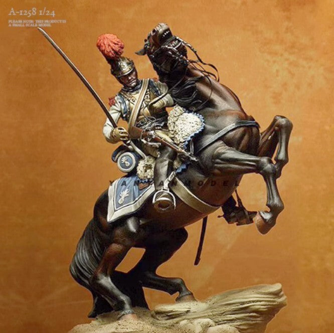 1/24 resin figures model Fantastic Medieval Knight Unassembled Unpainted