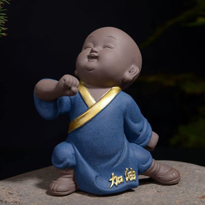 11cm Tea Pet Creative Ornaments Monk Tea Play Kung Fu Tea Set Tea Table