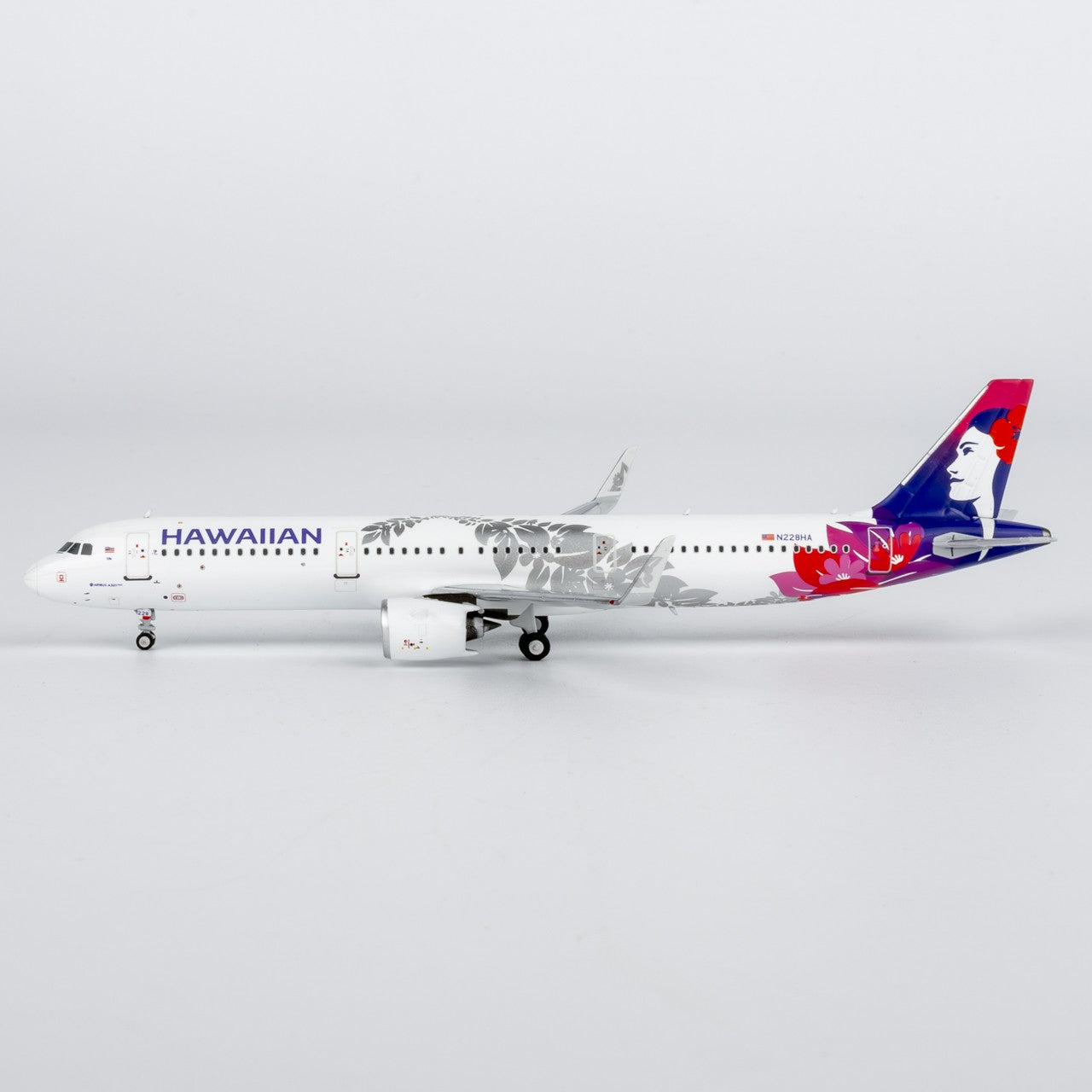 1:400 NGmodels Hawaiian Airlines Airbus A321neo Airplane Diecast Plane Model